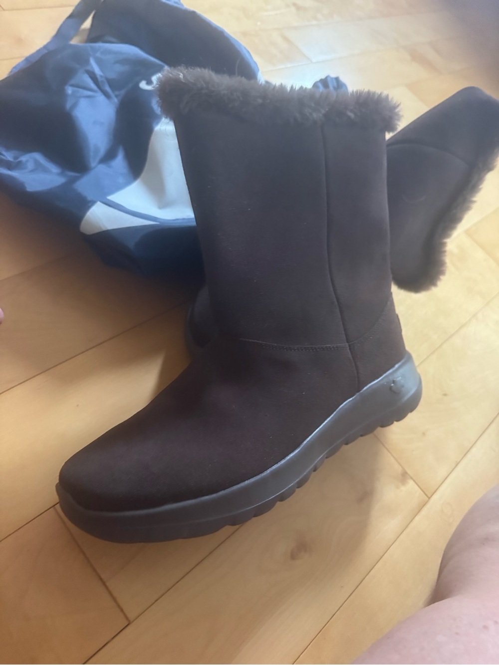 Women’s Faux Fur Lined Winter Boot - Brown